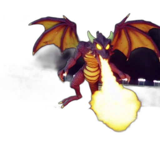 dragon, creature, staff, concept art, fantasy art, pixel art, 3d render, fire transparent PNG cut-out
