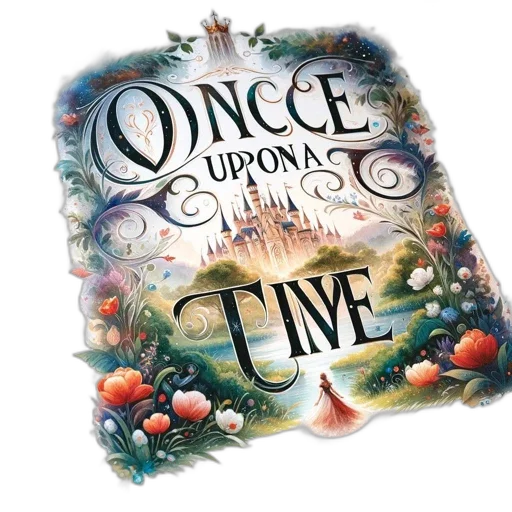 concept art, illustrated, book, page, features, once, upon, time transparent PNG cut-out
