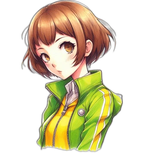jacket, staff, face, flower, anime, pixel art, watercolor, photorealistic transparent PNG cut-out