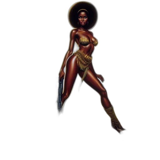 staff, concept art, comic book art, pixel art, fantasy art, strong, woman, gold transparent PNG cut-out
