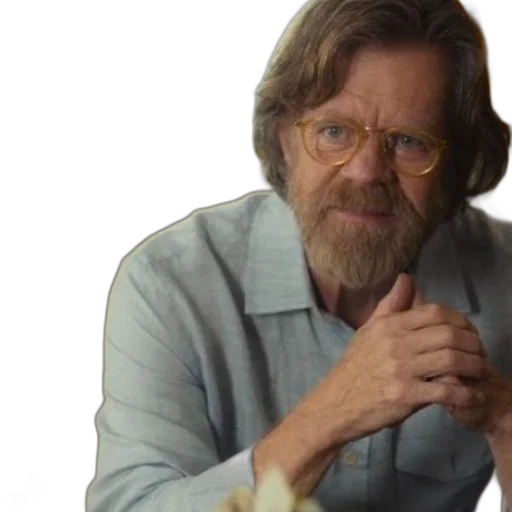 hair, man, beard, glasses, sits, cozy, room, wearing transparent PNG cut-out
