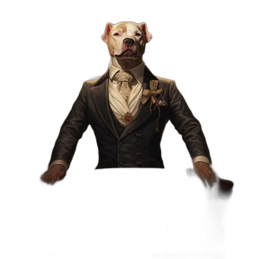 jacket, mask, animal, creature, concept art, 3d render, photorealistic, fantasy art transparent PNG cut-out