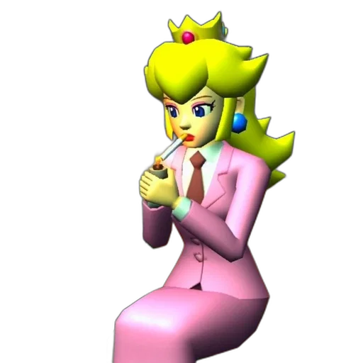crown, dress, staff, face, vaporwave, 3d render, concept art, pixel art transparent PNG cut-out