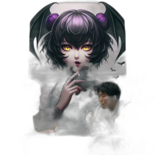 face, mask, creature, staff, concept art, fantasy art, anime, pixel art transparent PNG cut-out