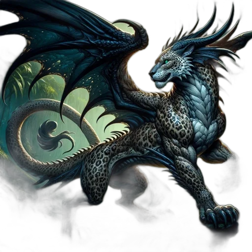 dragon, creature, animal, staff, fantasy art, concept art, pixel art, comic book art transparent PNG cut-out