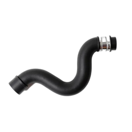 staff, black, rubber, hose, metallic, nozzle, lying, white transparent PNG cut-out
