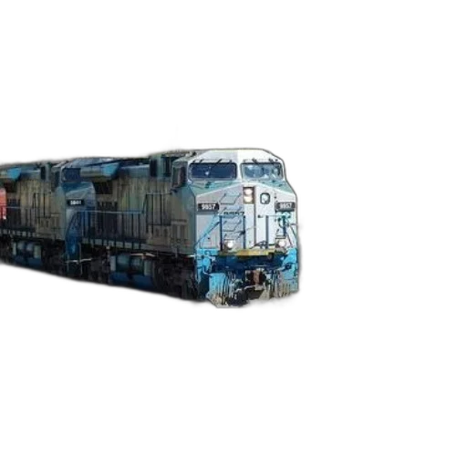 car, bottle, blue, white, train, tracks, surrounded, trees transparent PNG cut-out