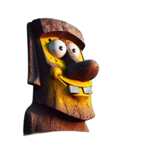 hat, face, mask, animal, 3d render, concept art, photorealistic, fantasy art transparent PNG cut-out