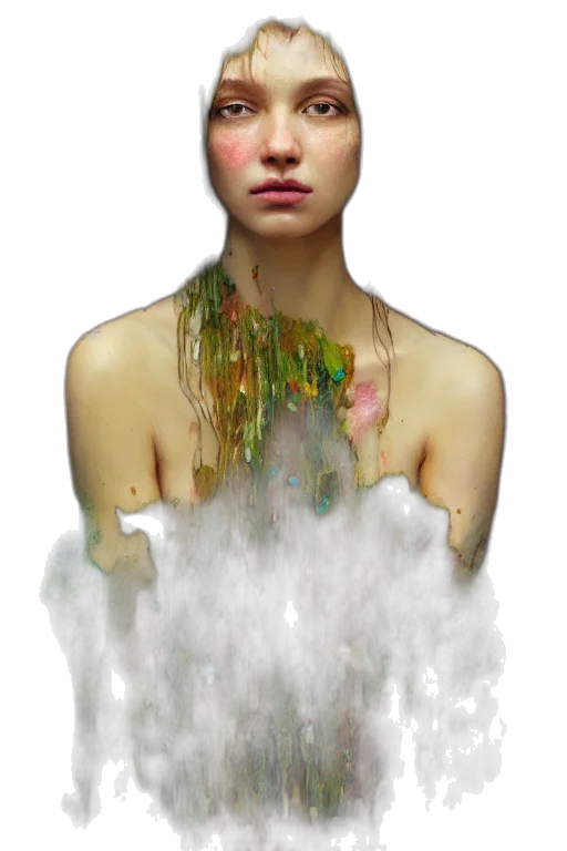 mask, face, jewelry, hair transparent PNG cut-out