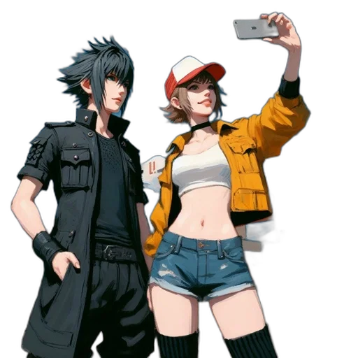 hat, jacket, weapon, concept art, pixel art, 3d render, anime, fire transparent PNG cut-out