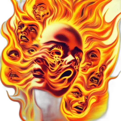 mask, face, crown, hair, concept art, photorealistic, comic book art, 3d render transparent PNG cut-out