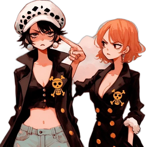 jacket, dress, hat, staff, concept art, anime, cartoon, pixel art transparent PNG cut-out