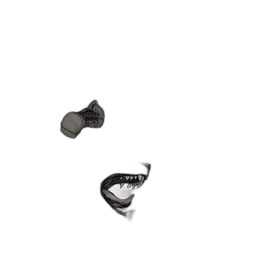 shoes, jewelry, weapon, mask, 3d render, photorealistic, monochrome, fierce transparent PNG cut-out