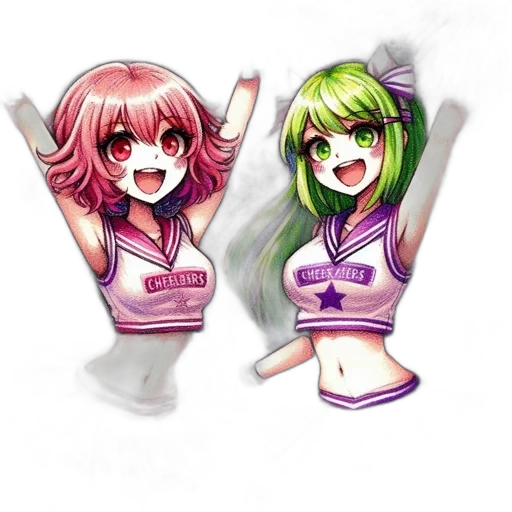 staff, anime, pixel art, concept art, cartoon, neon lights, fire, green transparent PNG cut-out