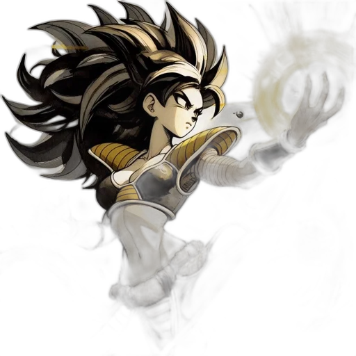 staff, hair, dragon, fantasy art, concept art, comic book art, anime, golden transparent PNG cut-out