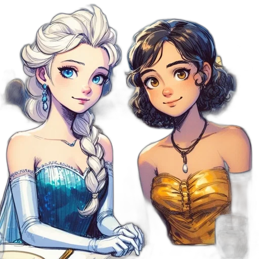 crown, fantasy art, concept art, watercolor, pixel art, blue, golden, pastel transparent PNG cut-out