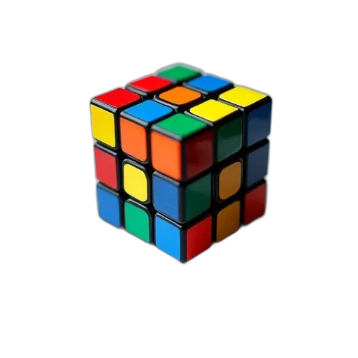 robot, weapon, 3d render, pixel art, photorealistic, colorful, rubik, cube transparent PNG cut-out