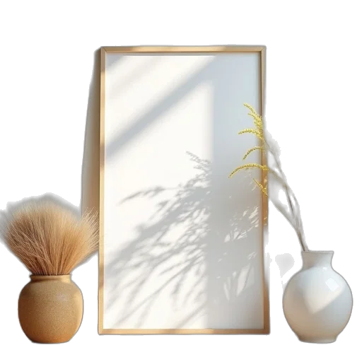 hair, mask, staff, tree, photorealistic, 3d render, forest, earth tones transparent PNG cut-out