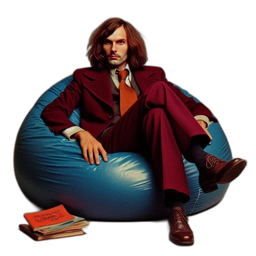 furniture, jacket, concept art, elegantly, dressed, man, burgundy, suit transparent PNG cut-out