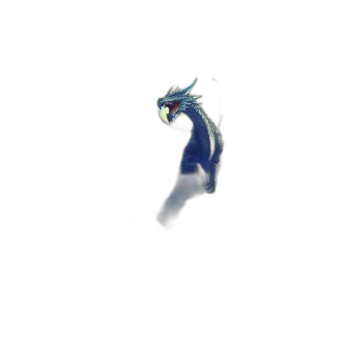 dragon, creature, staff, animal, pixel art, 3d render, concept art, fantasy art transparent PNG cut-out