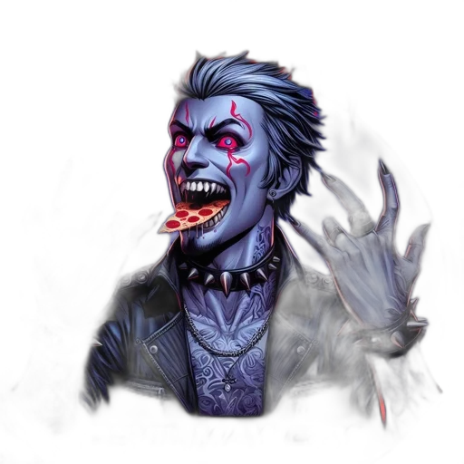 concept art, comic book art, fantasy art, pixel art, edgy, figure, punk, aesthetic transparent PNG cut-out