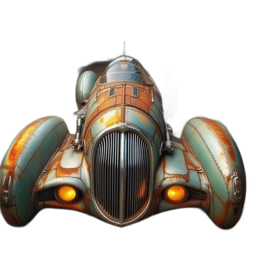 robot, car, weapon, mask, concept art, 3d render, fantasy art, photorealistic transparent PNG cut-out