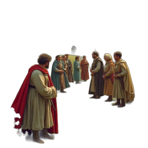 crown, staff, jacket, dress transparent PNG cut-out