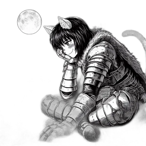 dragon, fantasy art, comic book art, concept art, pencil sketch, outer space, monochrome, female transparent PNG cut-out