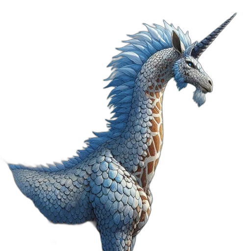 dragon, animal, creature, staff, 3d render, fantasy art, concept art, photorealistic transparent PNG cut-out