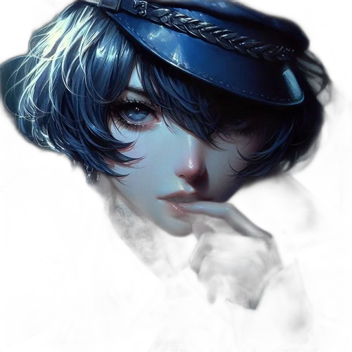 face, mask, hat, crown, photorealistic, fantasy art, concept art, anime transparent PNG cut-out