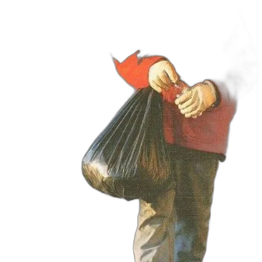 jacket, mask, bottle, umbrella, concept art, photorealistic, 3d render, oil painting transparent PNG cut-out