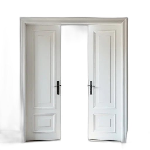 furniture, dress, 3d render, photorealistic, concept art, white, shaker, door transparent PNG cut-out