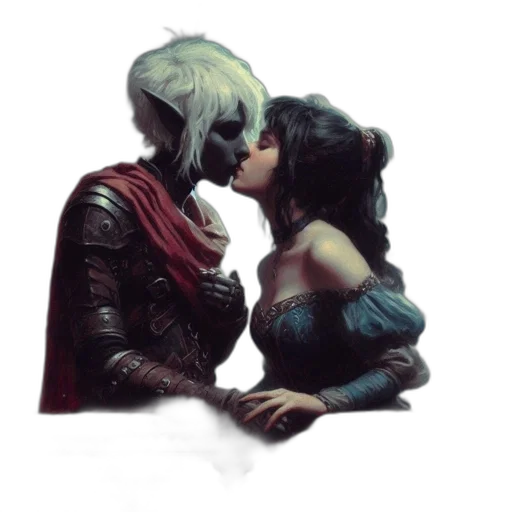 fantasy art, concept art, comic book art, pixel art, outer space, fire, snow, fog transparent PNG cut-out
