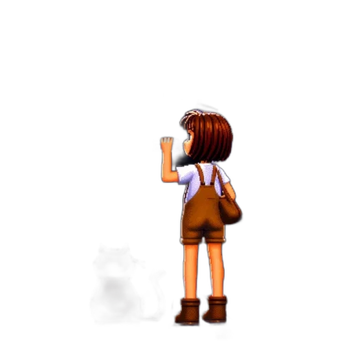 staff, bottle, dress, jacket, pixel art, 3d render, concept art, photorealistic transparent PNG cut-out