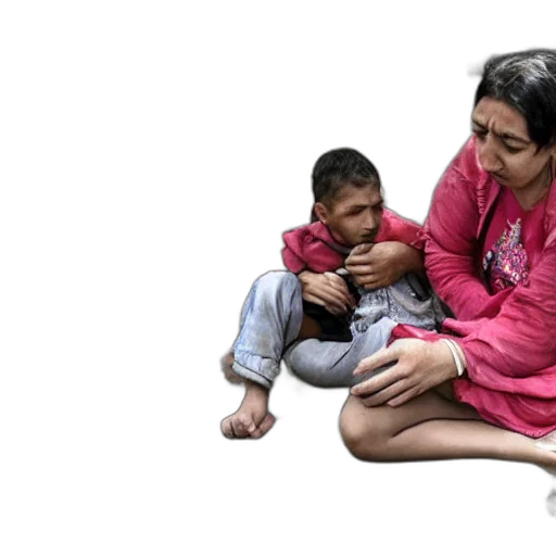 mother, told, her, kids transparent PNG cut-out