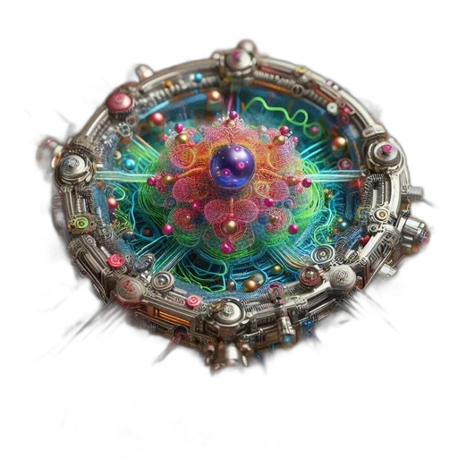 jewelry, crown, staff, weapon, fantasy art, 3d render, outer space, image transparent PNG cut-out