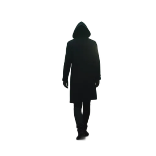 jacket, staff, mask, umbrella, concept art, 3d render, pixel art, disciple transparent PNG cut-out