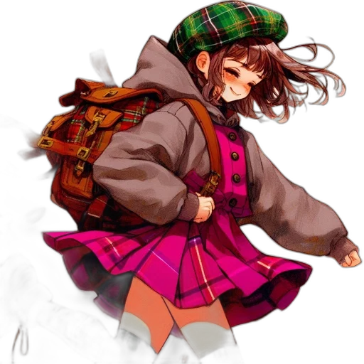 jacket, dress, hat, weapon, concept art, pixel art, anime, fantasy art transparent PNG cut-out