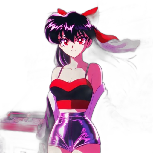 dress, robot, weapon, jacket, anime, vaporwave, concept art, pixel art transparent PNG cut-out
