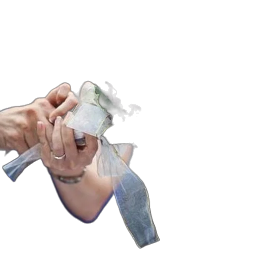 bottle, weapon, 3d render, bride, blue, dress, cuts, into transparent PNG cut-out
