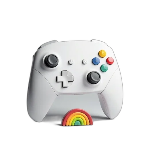 3d render, concept art, white, nintendo transparent PNG cut-out
