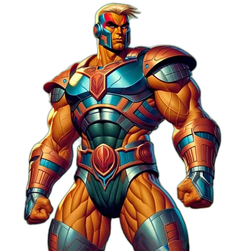 robot, comic book art, concept art, 3d render, pixel art, armored, figure, bold transparent PNG cut-out