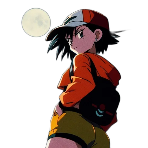 hat, staff, jacket, dress, concept art, anime, cartoon, comic book art transparent PNG cut-out