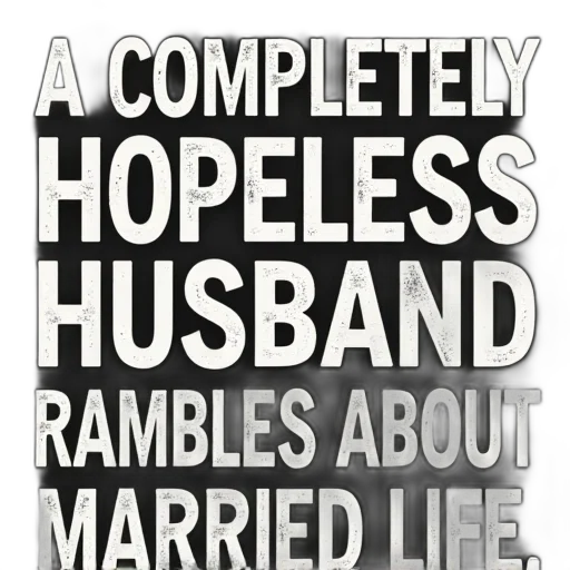 image, displays, text-based, graphic, title, hopeless, husband, top transparent PNG cut-out