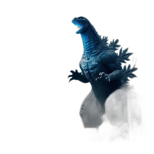 dragon, creature, animal, concept art, 3d render, fantasy art, photorealistic, godzilla transparent PNG cut-out