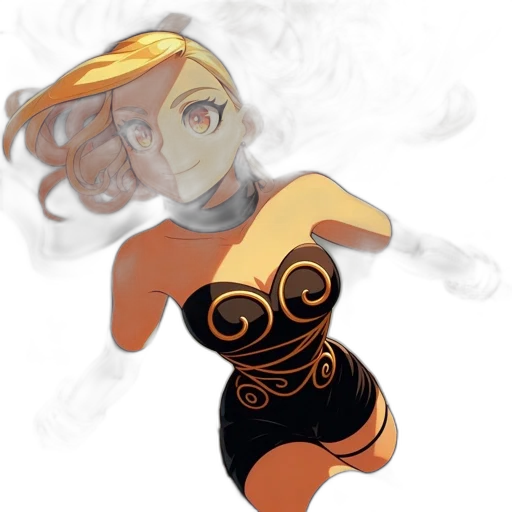 dress, mask, staff, concept art, fantasy art, pixel art, anime, fire transparent PNG cut-out
