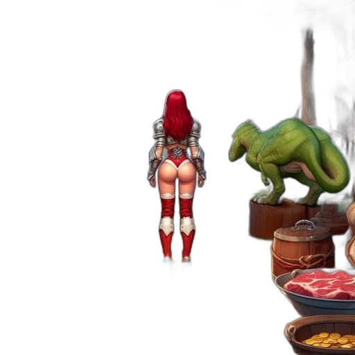 food, creature, dragon, animal, concept art, fantasy art, pixel art, 3d render transparent PNG cut-out