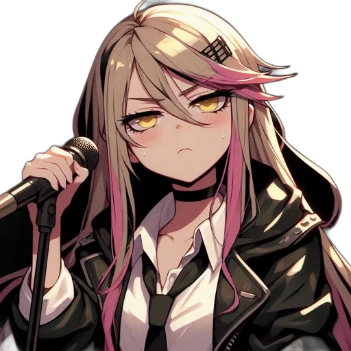 staff, hat, jacket, weapon, anime, pixel art, cyberpunk, concept art transparent PNG cut-out