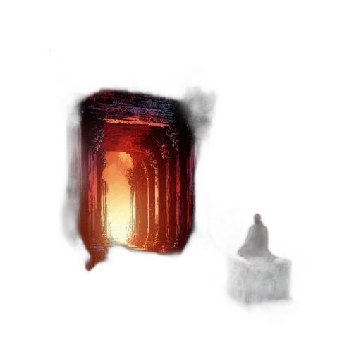 bottle, crown, robot, face, concept art, watercolor, pixel art, fantasy art transparent PNG cut-out