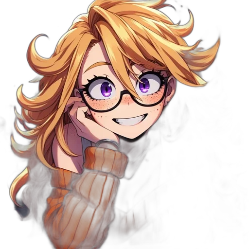 hair, staff, weapon, face, anime, cartoon, watercolor, pixel art transparent PNG cut-out